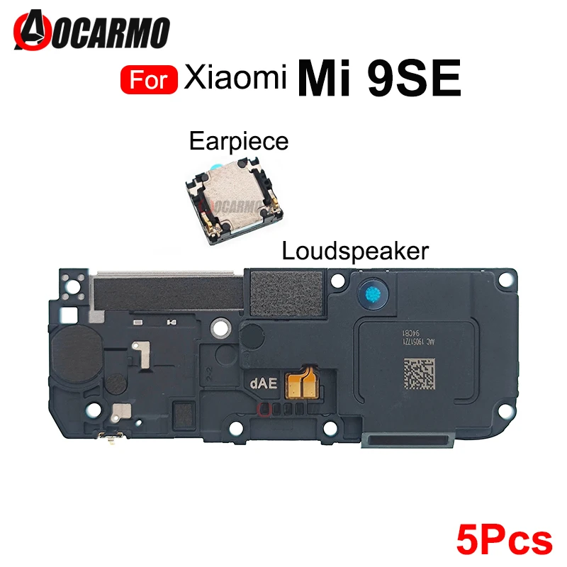 5шт Ушния високоговорител за Xiaomi 9SE Mi 9 SE Слушалка Долния високоговорител сигнал на звънене Гъвкав кабел, Резервни части за ремонт на