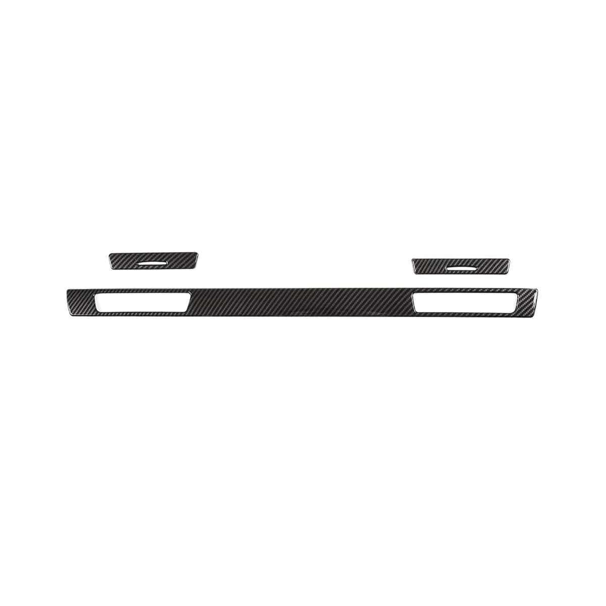 Декоративни Ленти за поставки за чаши след Арматурното табло, Декоративни Стикери за BMW Серия 3 E90 2005-2012, Автомобилни Аксесоари, от ABS Въглеродни Влакна