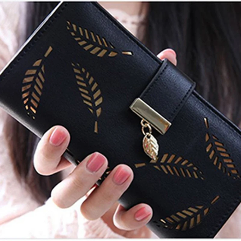 Луксозен портфейл, дамски портфейл-клатч от мека изкуствена кожа, дамски дизайнерски женски кесия за пари, портфейл за монети и карти, Дълъг Carteira Feminina
