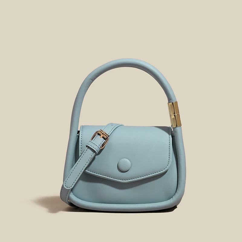 Луксозни маркови бяло-синя чанта през рамо за жени, модерен дизайн на подмишниците 2023, женствена чанта през рамо дамски чанти и портфейли, на новост