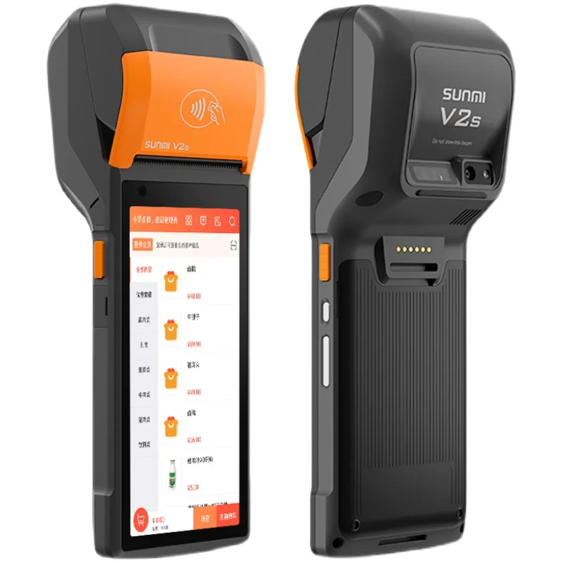 Мобилен касов апарат V2s С Малко код скенер, Касов апарат с принтер 