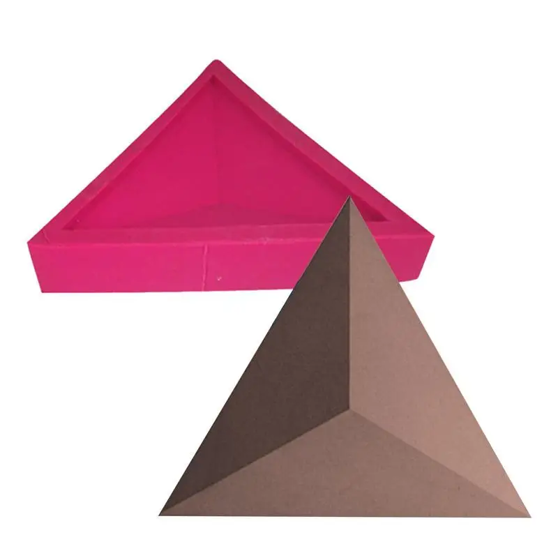 Триъгълен силиконова форма на DIY Цементно-гипсова форма на Украса на дома ТВ Фона на Стена от Тухли Форма за декоративни каменни плочки